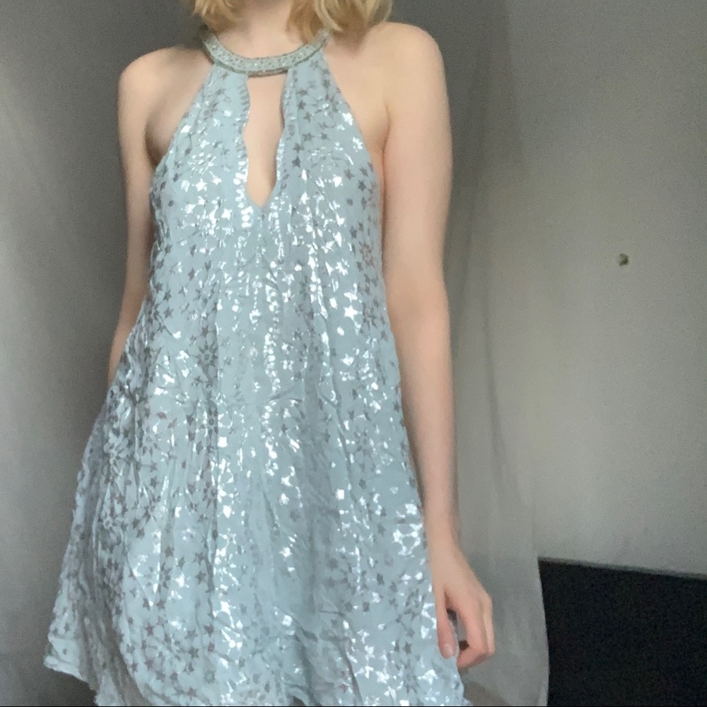 Kimchi Blue Corellia Beaded Neck Dress (UO)
